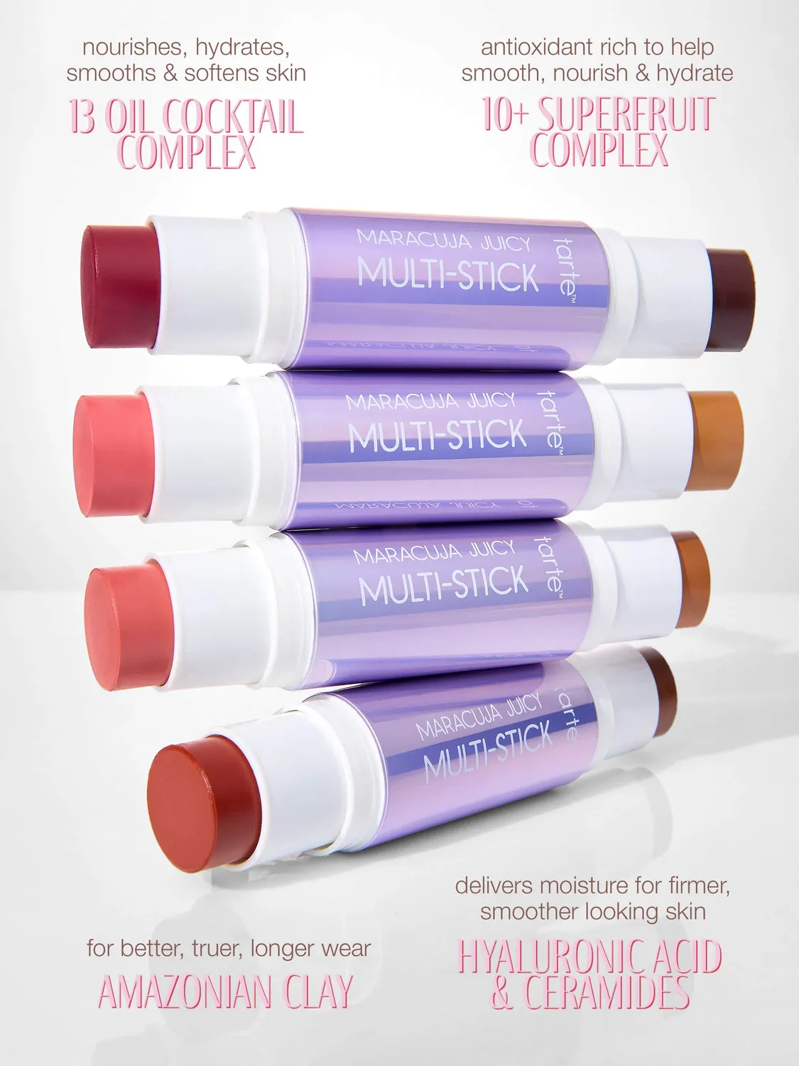 Tarte Maracuja Juicy multi-stick blush bronzer + pinceau multi
