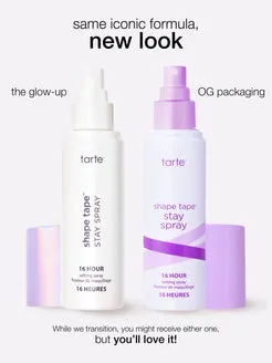 Tarte Shape Tape Stay Spray fixateur vegan 16h
