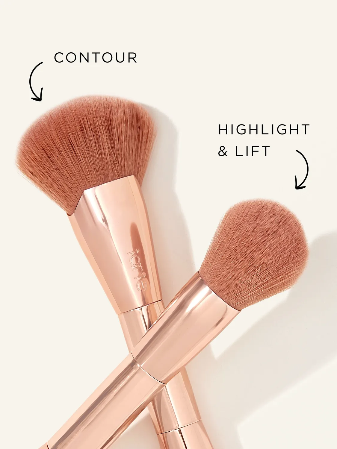 Tarte Glamazon pinceau joue double embout vegan sculptant