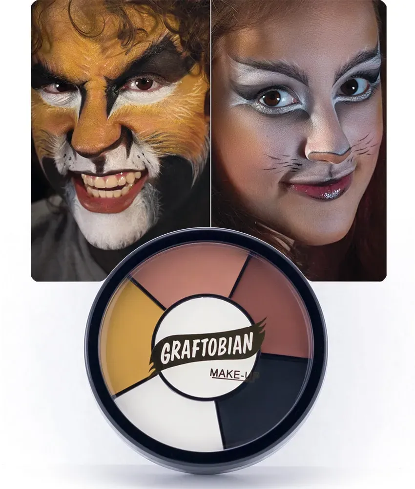 Graftobian Cat Makeup Wheel palette crème chat 30 ml Halloween