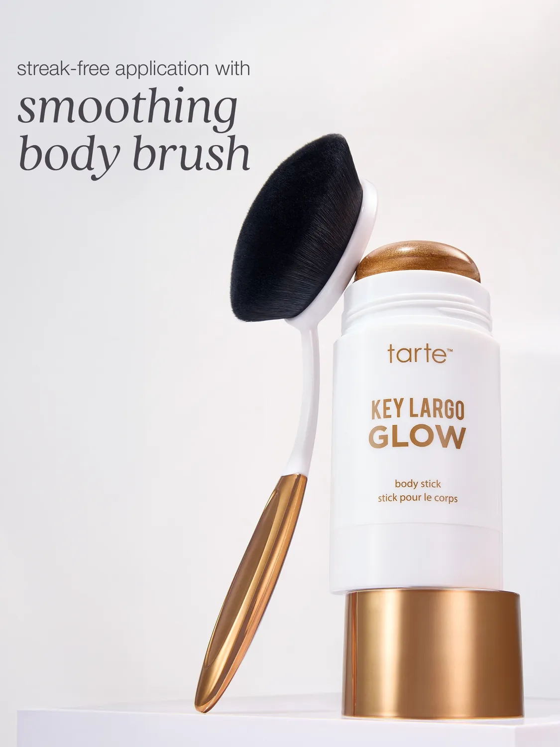 Tarte Key Largo Glow stick corps bronzant + pinceau