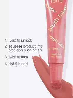 Tarte Blush Tape blush liquide voyage éclat