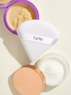 Tarte Set & Go houppette poudre fini fixé