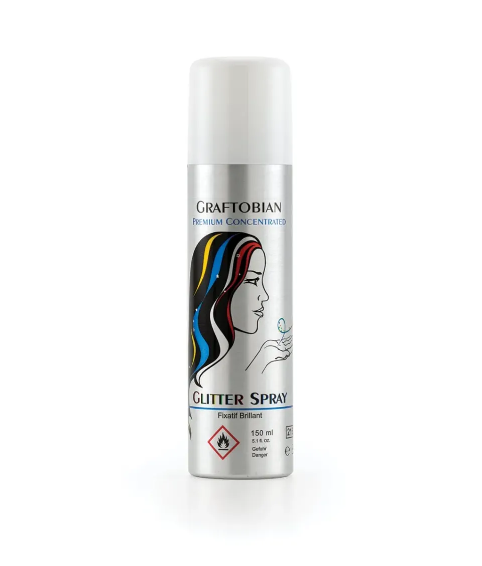 Graftobian GlitterSpray laque paillettes 150 g 6 teintes