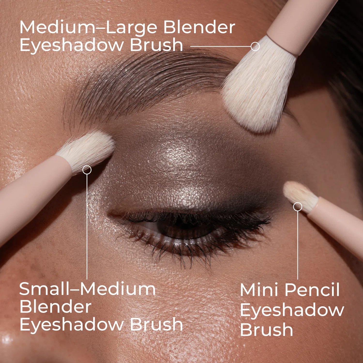 Natasha Denona HY-GLAM kit pinceaux teint et yeux fibres vegan