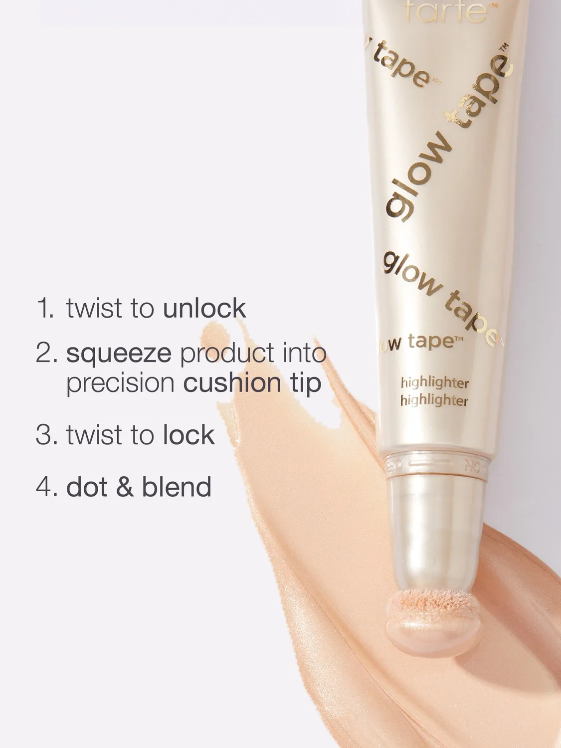 Tarte Blush Tape Glow Tape duo blush liquide peach golden