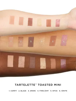 Tarte Tartelette Toasted Mini palette fards 6 teintes