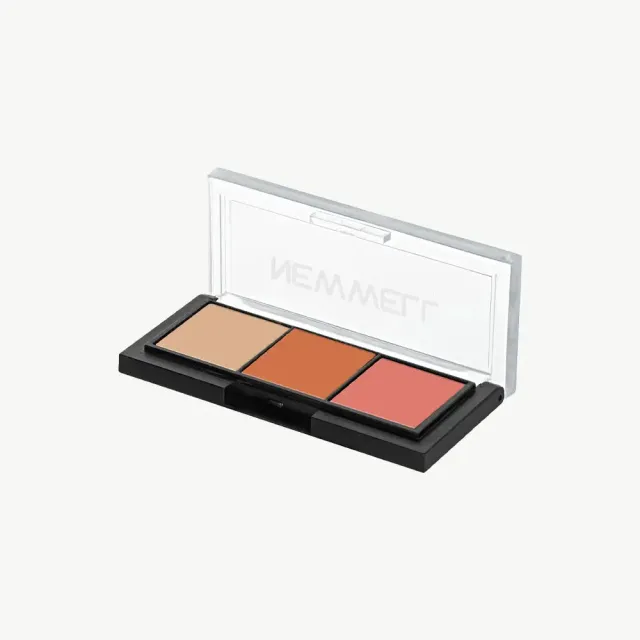 Newwell Porcelain Makeup palette fards 01 3 couleurs