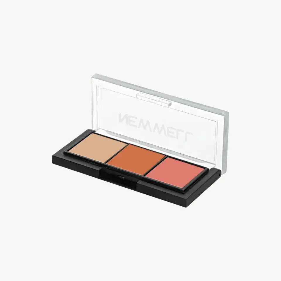Newwell Porcelain Makeup palette fards 01 3 couleurs