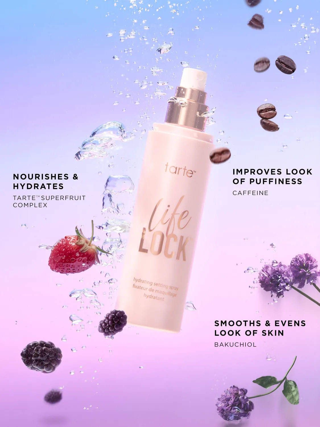Tarte Tartelette Locked In duo mascara + spray multi hydratant