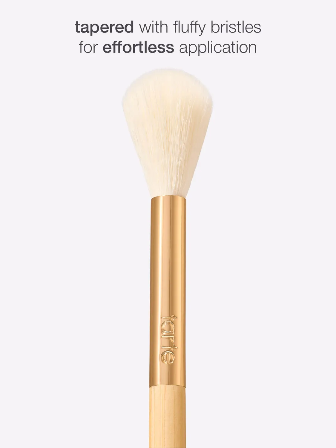 Tarte Glow Wardrobe pinceau highlighter effilé multi