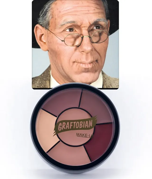 Graftobian Old Age Roue Maquillage Crème 5 Teintes