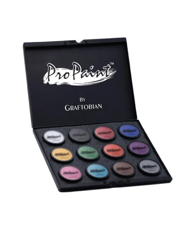 Graftobian ProPaint Box 1 Palette Face Body 12 Couleurs Classic