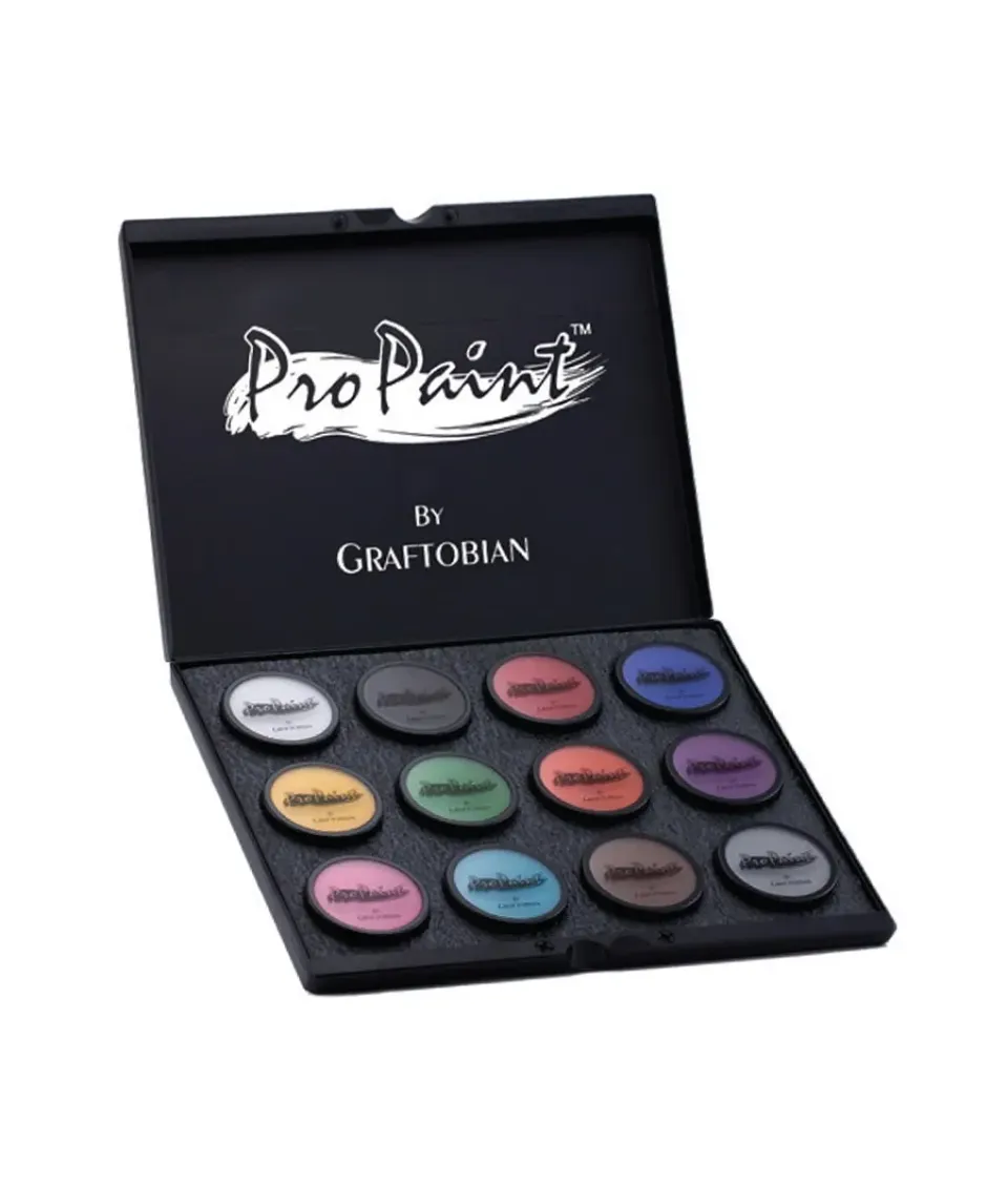Graftobian ProPaint Box 1 Palette Face Body 12 Couleurs Classic