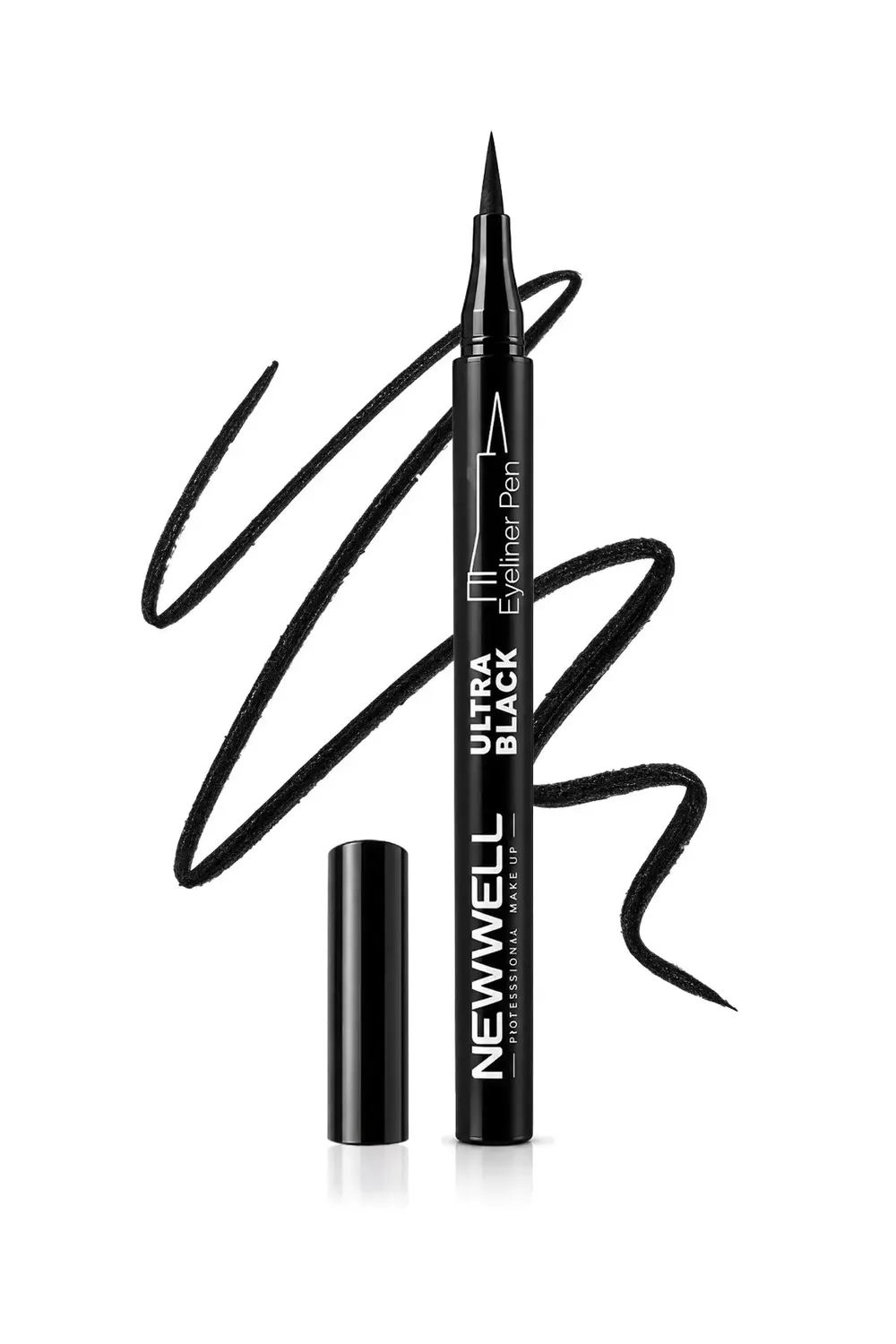 New Well Ultra Black eyeliner feutre noir mat