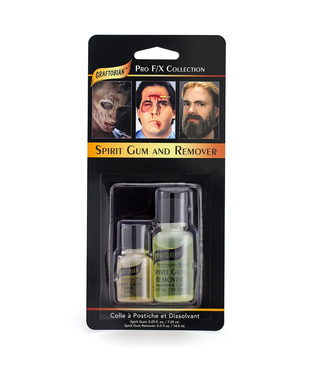 Graftobian Spirit Gum kit colle dissolvant prothèse