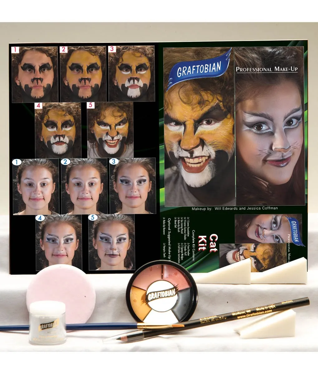 Graftobian Cat Makeup Kit maquillage félin Halloween