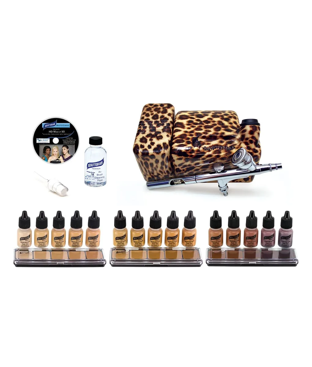 Graftobian GlamAire Walk-Around kit aérographe Noir