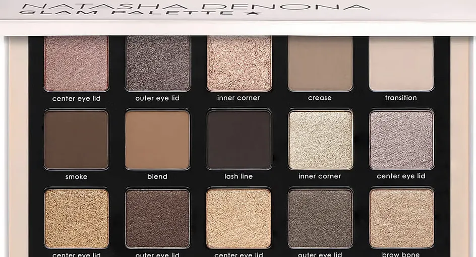 Natasha Denona Glam Eyeshadow Palette palette 15 fards jour soir