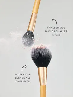 Tarte double-ended pinceau poudre double embout