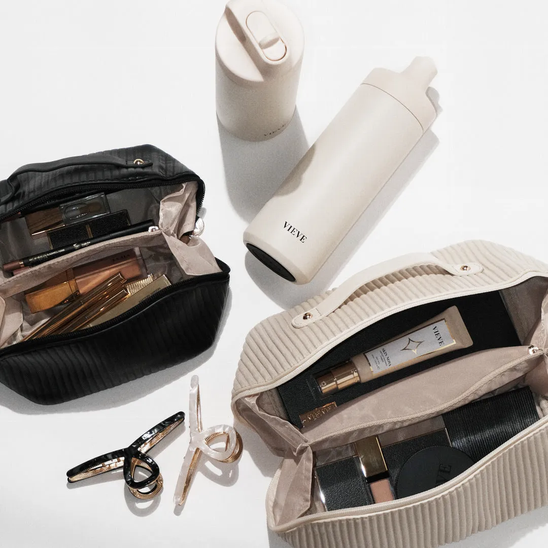 Vieve Luxe Makeup Bag Mini trousse maquillage noire