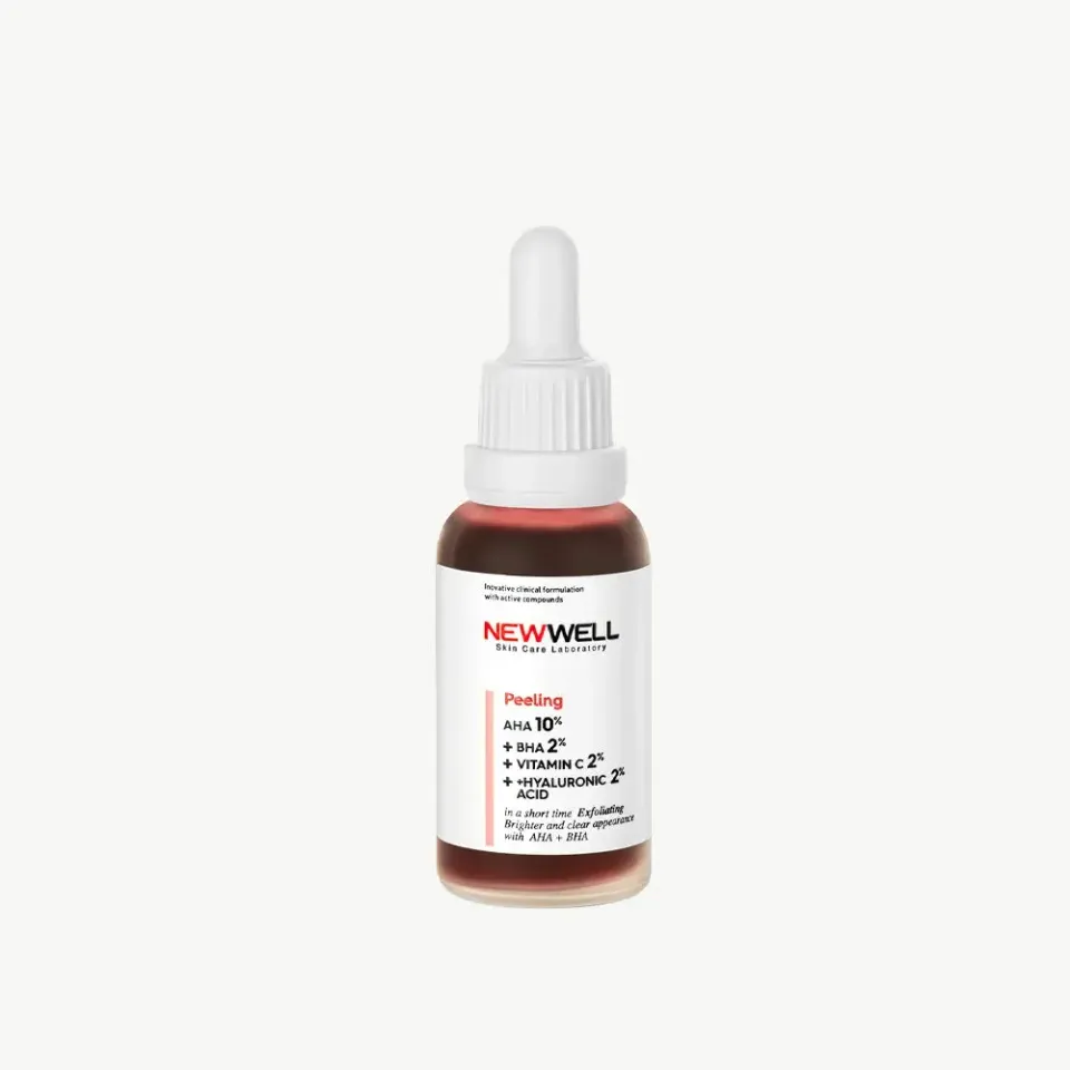 New Well AHA BHA Red Peeling sérum 30 ml unifiant