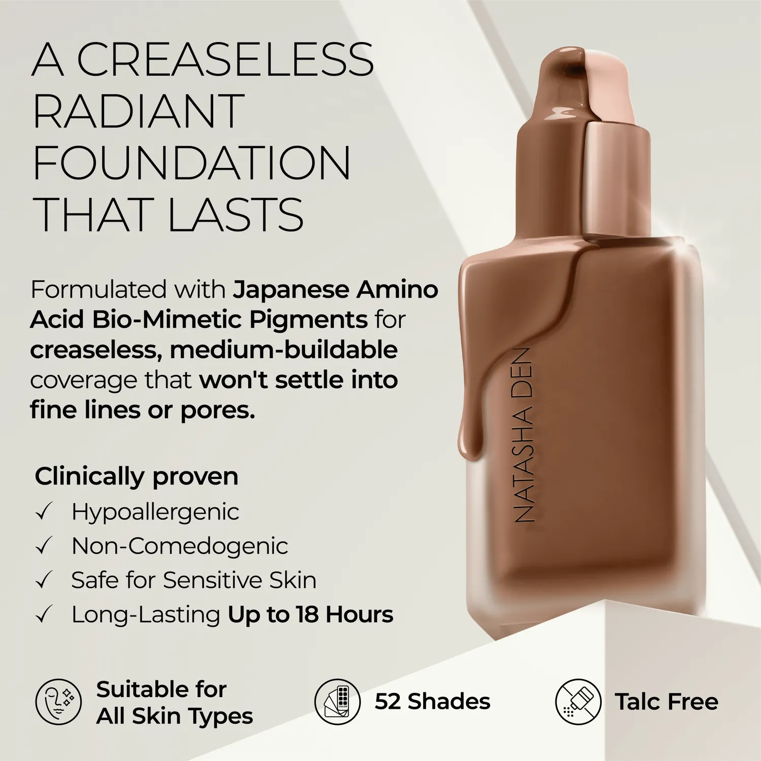 Natasha Denona HY-GLAM Foundation fond de teint sérum éclat