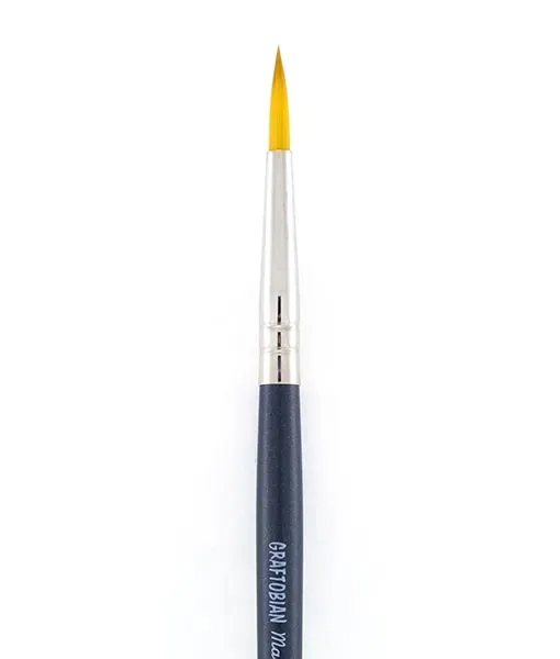 Graftobian pinceau rond n°4 face painting détail