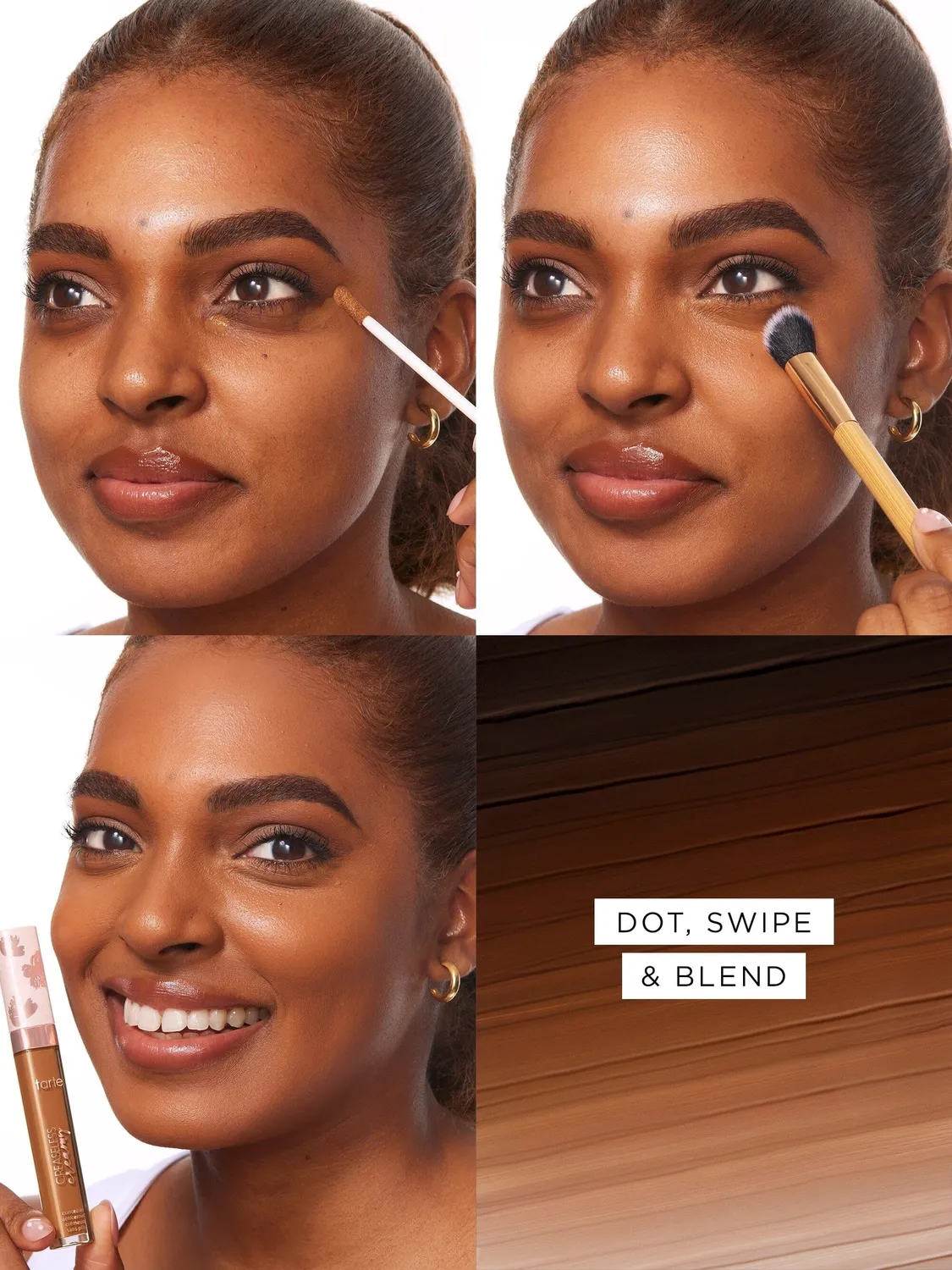 Tarte creaseless correcteur couvrant + pinceau patte