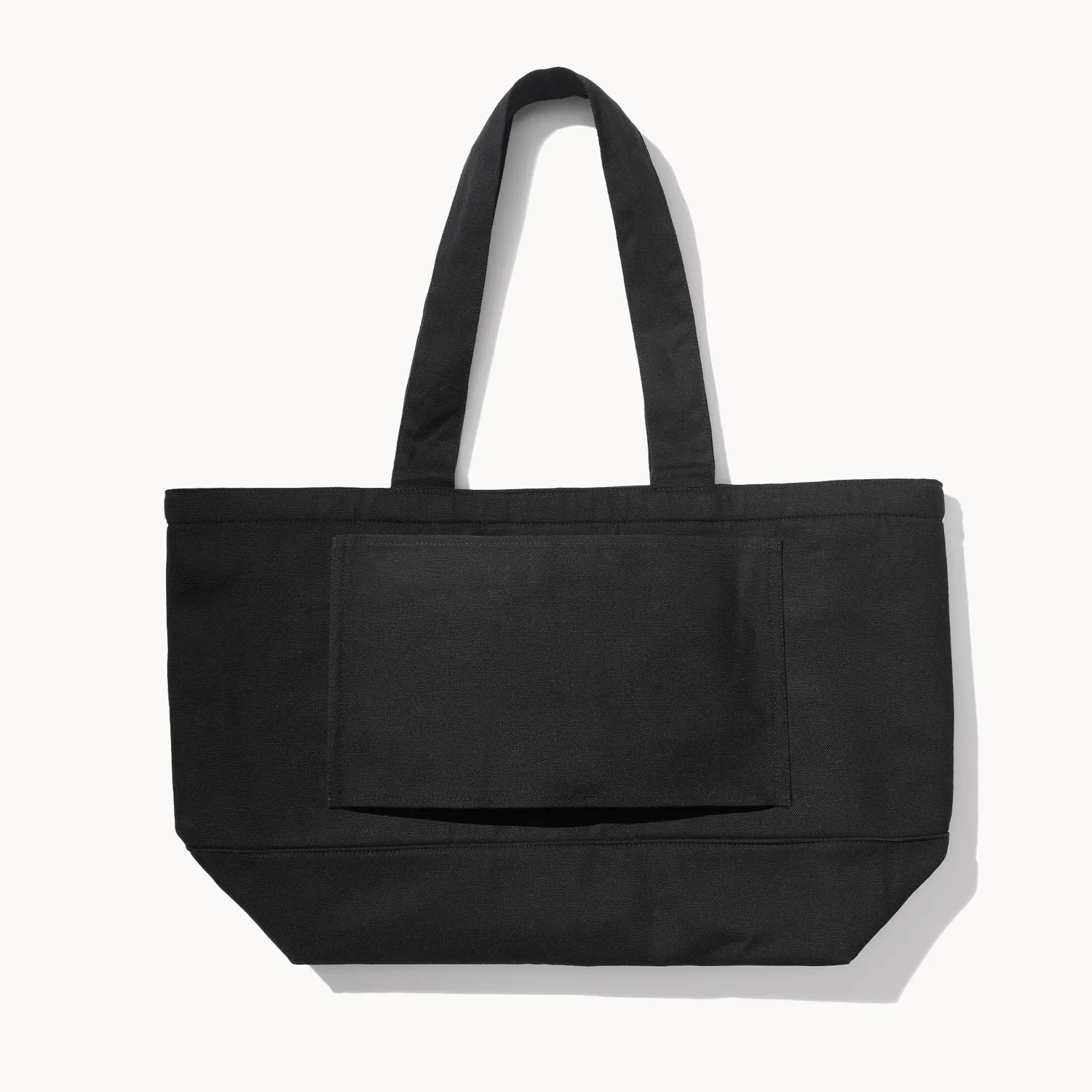 Vieve Varsity Tote 2.0 tote bag coton noir