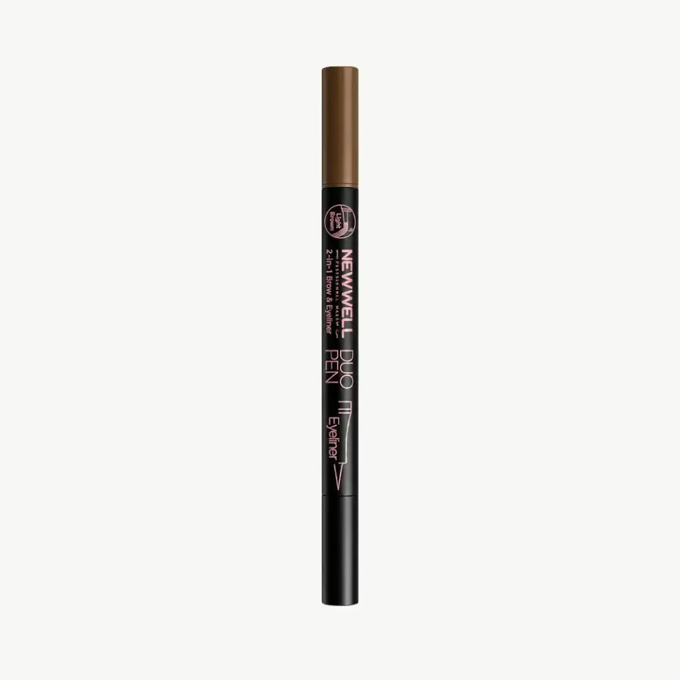 Newwell Duo Pen 2-en-1 sourcils eyeliner 03 brun clair 2 ml