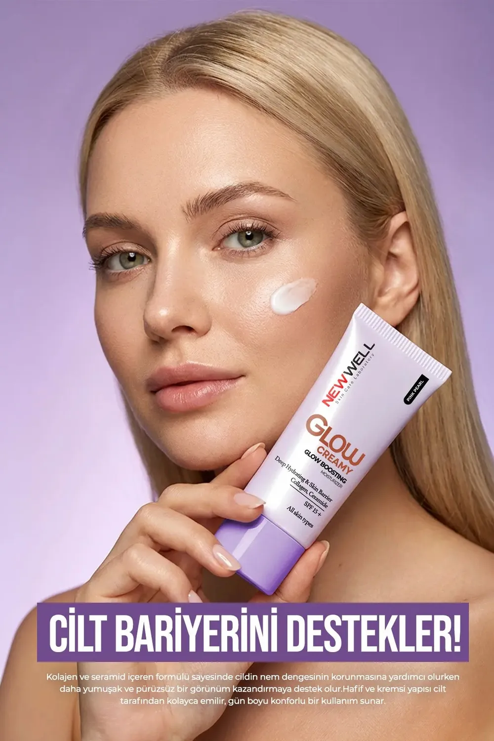 New Well Glow Boosting Soin Éclat SPF15 Pink Pearl 01 30 ml