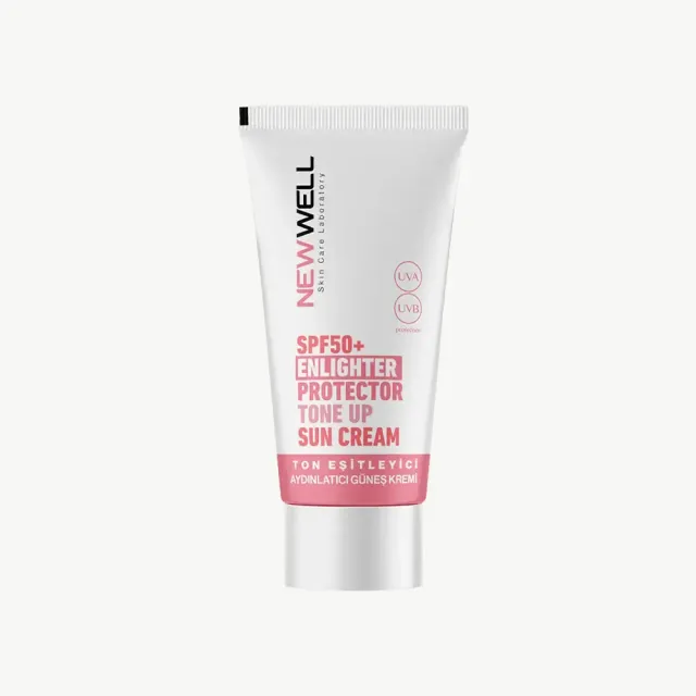 New Well SPF 50+ crème solaire visage rose 50 ml