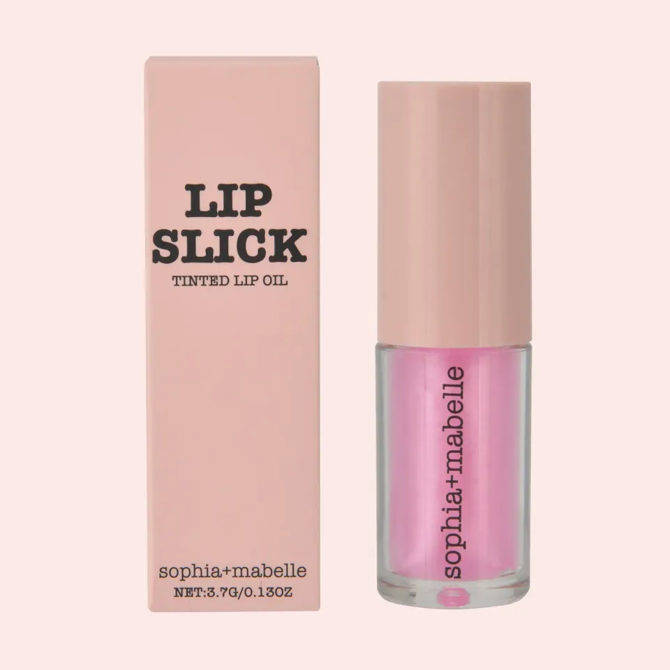 sophia+mabelle Lip Slick Sand Castle huile lèvres teintée 3,7 g