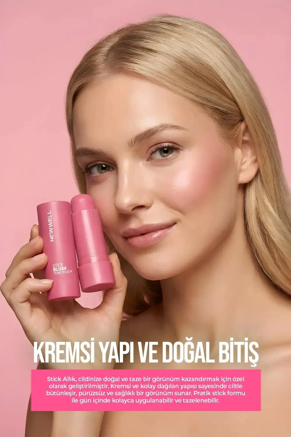 Newwell Tone Touch blush stick Born To Harmony 04 crémeux