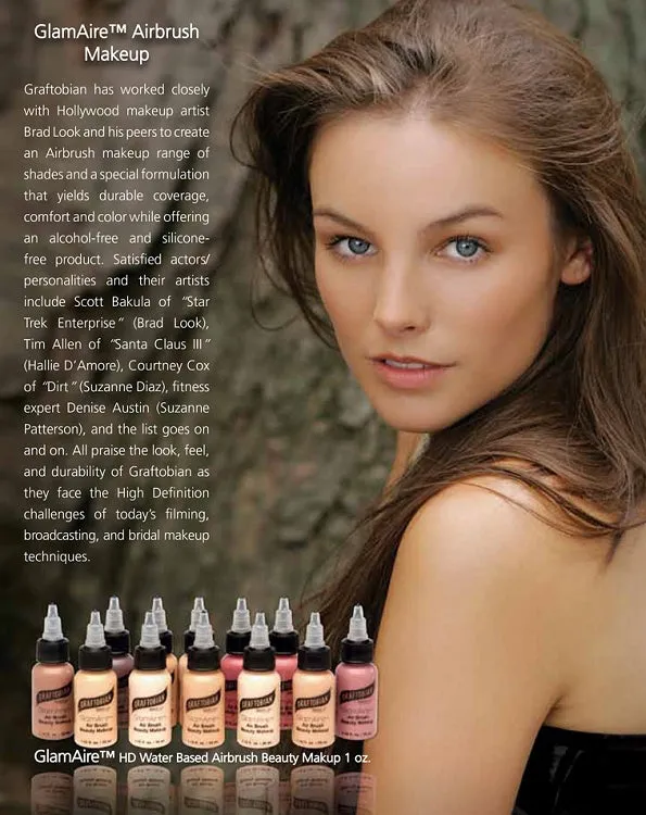 Graftobian GlamAire kit fond de teint airbrush HD 12x29ml