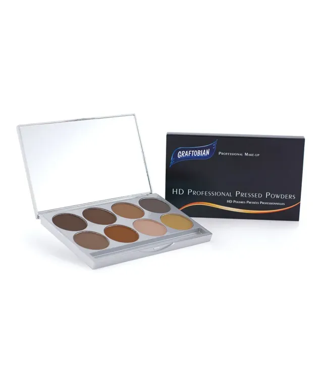 Graftobian HD Brow Powder palette sourcils 8 teintes 28 g