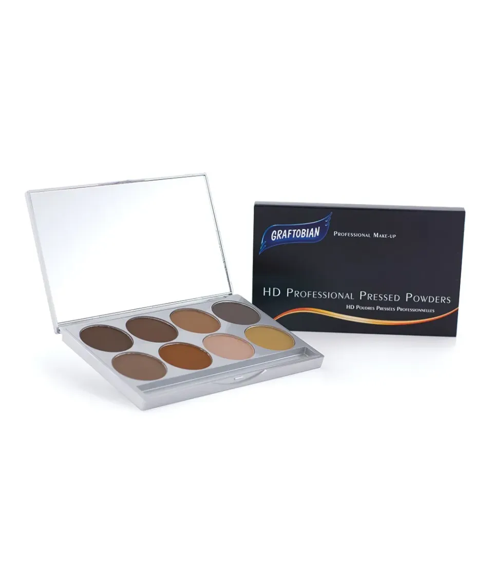 Graftobian HD Brow Powder palette sourcils 8 teintes 28 g