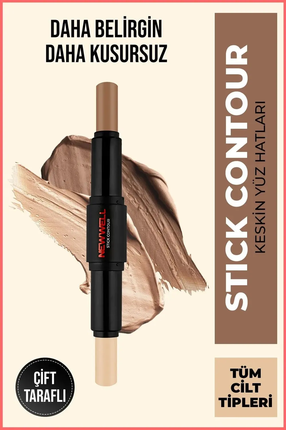 New Well Prof. Contour Stick contour double embout x3 longue tenue
