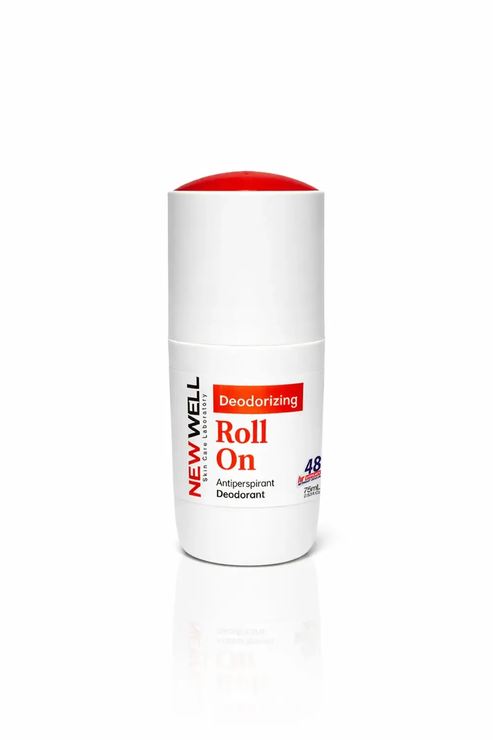 New Well déodorant roll-on rouge 75 ml 48h