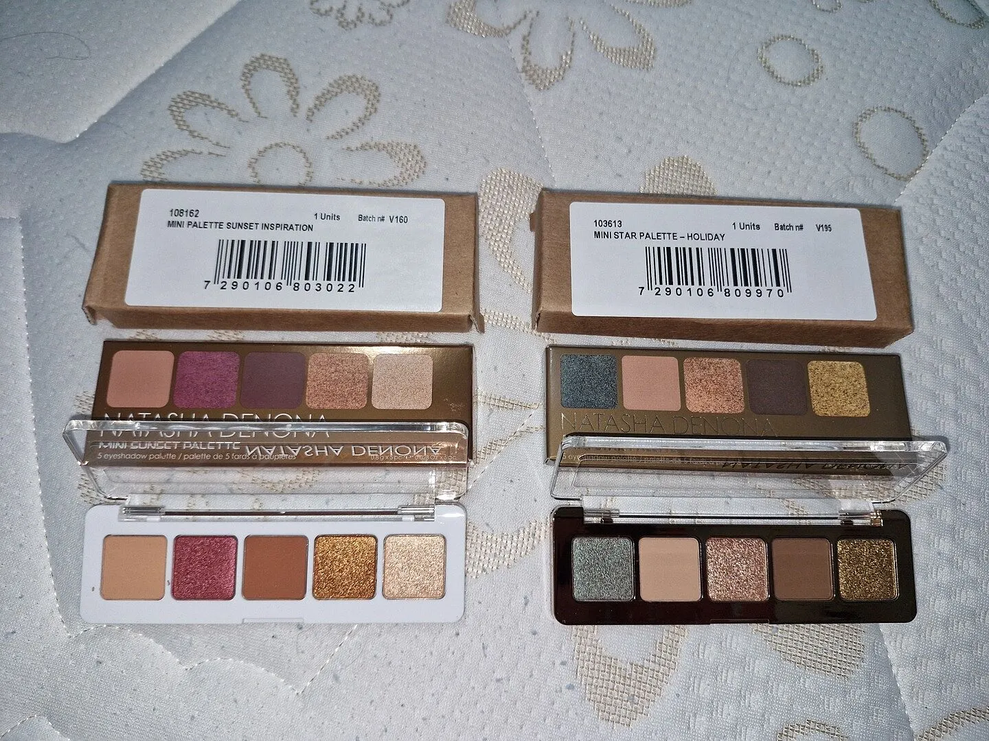 Natasha Denona Mini Sunset palette fards 5 teintes cuivrées