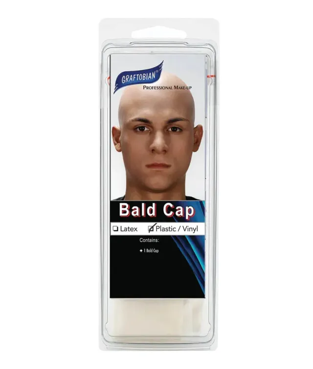 Graftobian Plastic Bald Cap bonnet chauve sans latex