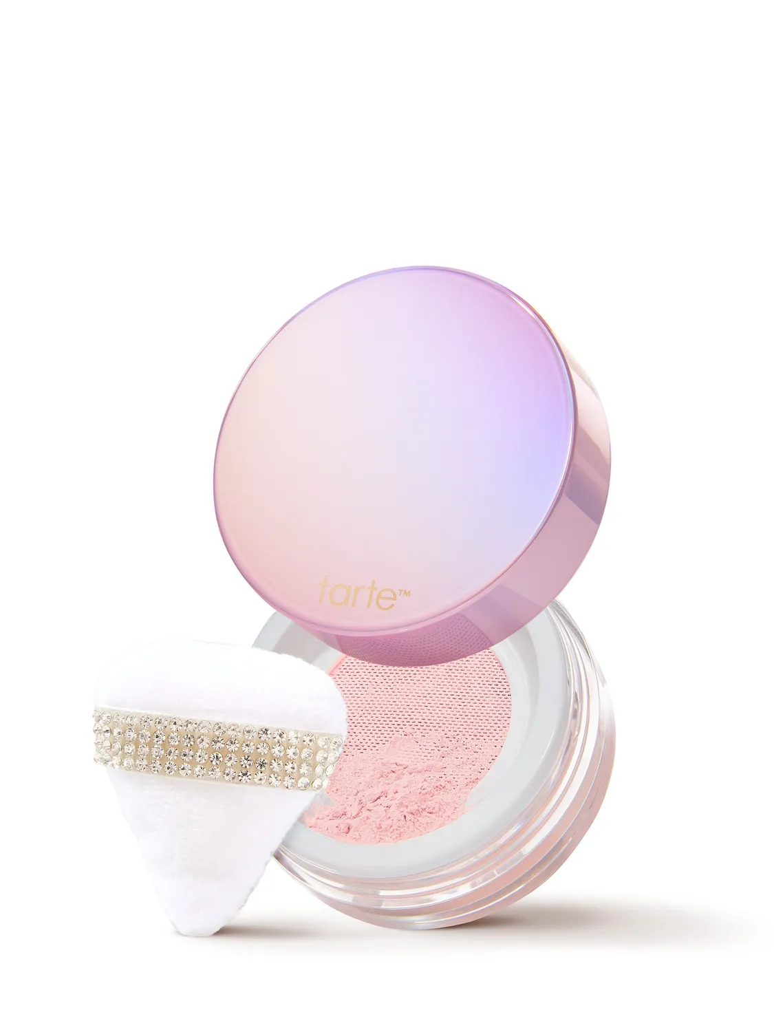 Tarte Creaseless poudre fixatrice rose édition limitée vegan